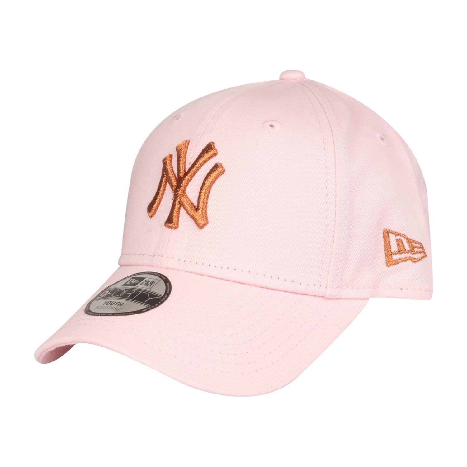 New Era Kids 9Forty Cap - New York Yankees Rose Metallic - Youth