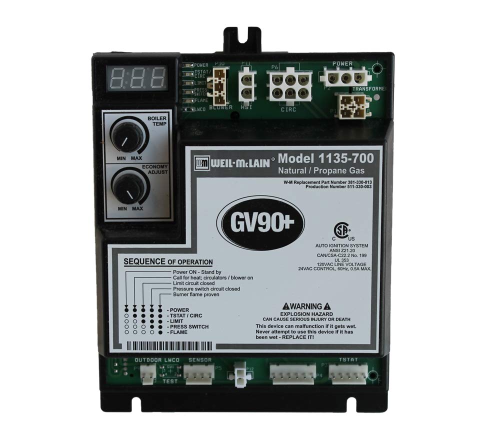 WEIL MCLAIN 381-330-025 CONTROL MODULE