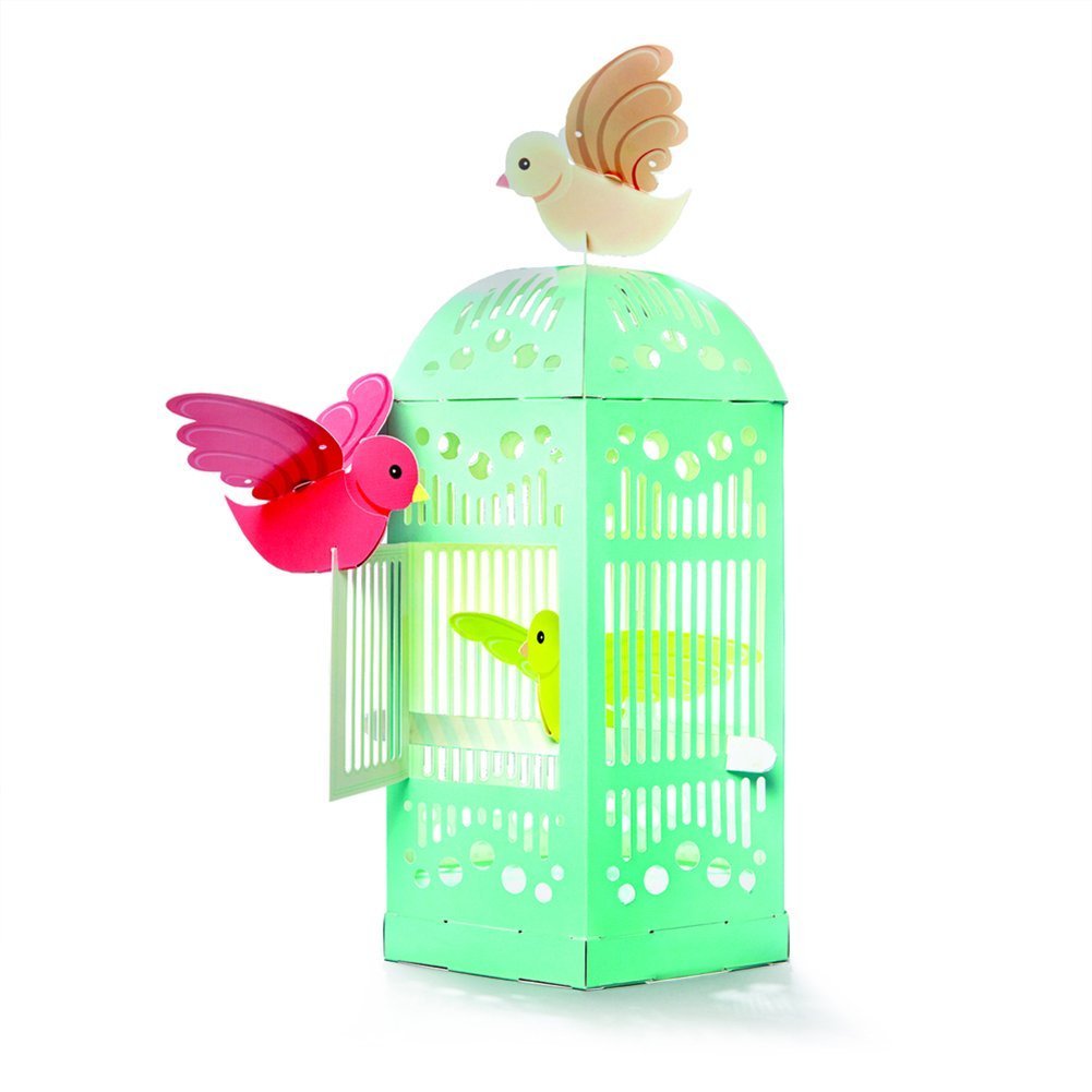 CLW Make A Beautiful Birdcage - Paper Crafts For Kids - DIY Craft Kit - Age 6+