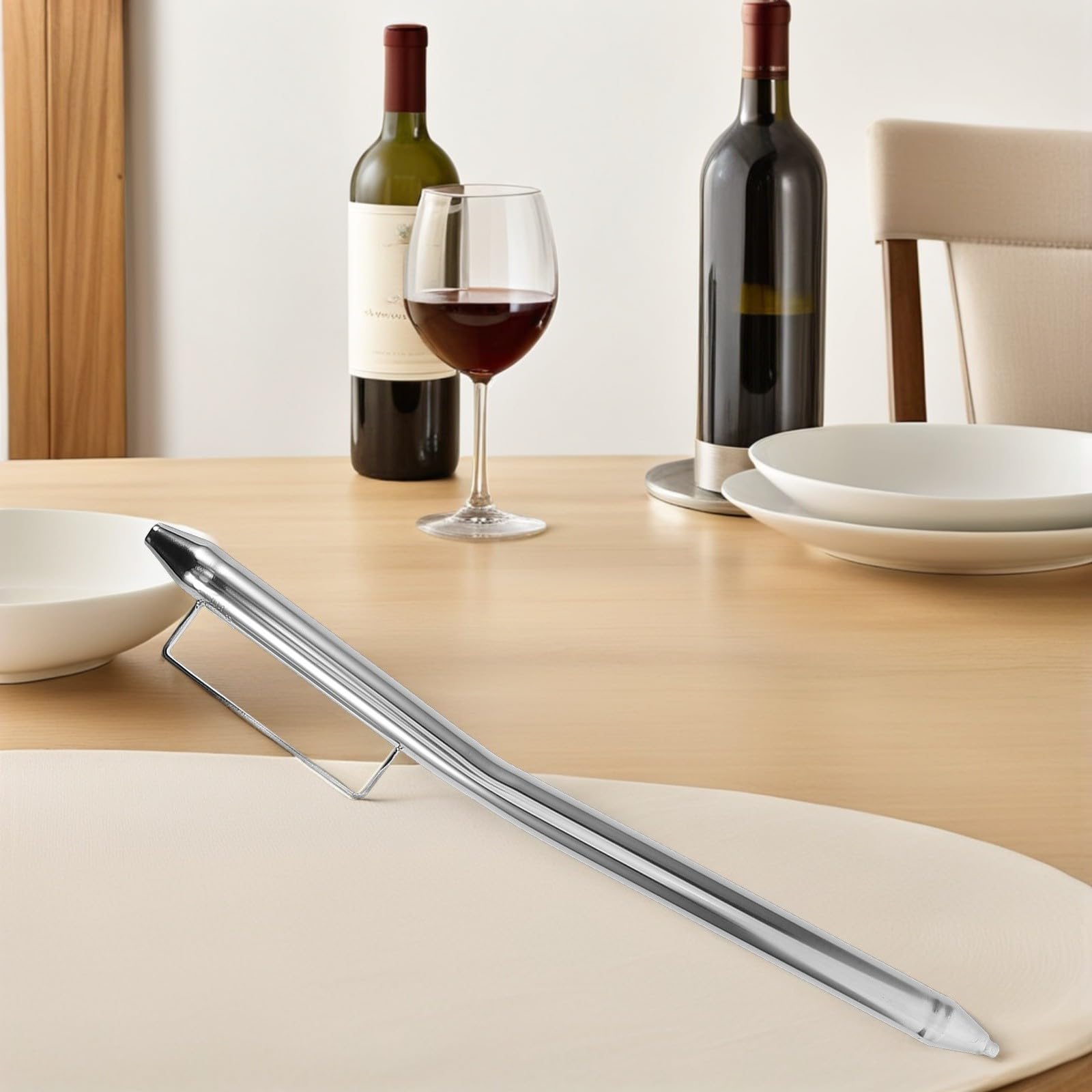 Dispensador de Vino para Barril de Roble, Acero Inoxidable, Plata
