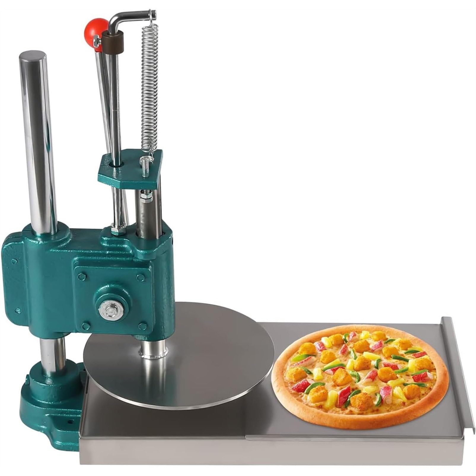 Prensas Manuales De Rodillo De Masa, MáQuina Laminadora De Masa De Acero Inoxidable para Pasta, MáQuina De Prensa DoméStica, Moldeadora De Pan para Masa De Pizza, Masa, Tarta,12cm