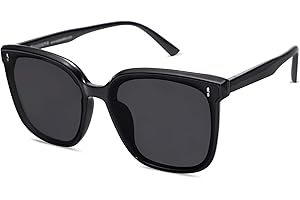 Trendy Black Oversized Sunglasses for Women