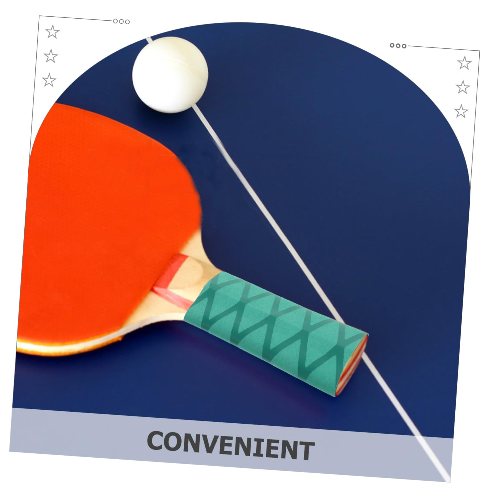 Tischtennis Griffhülle - Anti-Rutsch Overgrip Für Schläger | Schweißabsorbierend & Elastisch