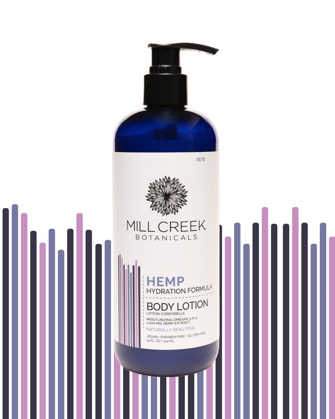 Mill Creek Botanicals Hemp Lotion 14 oz (2 bottles)