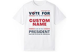 Personalized Comfort Color Chili Brick Fourth of July Shirt Vote For Election 2024