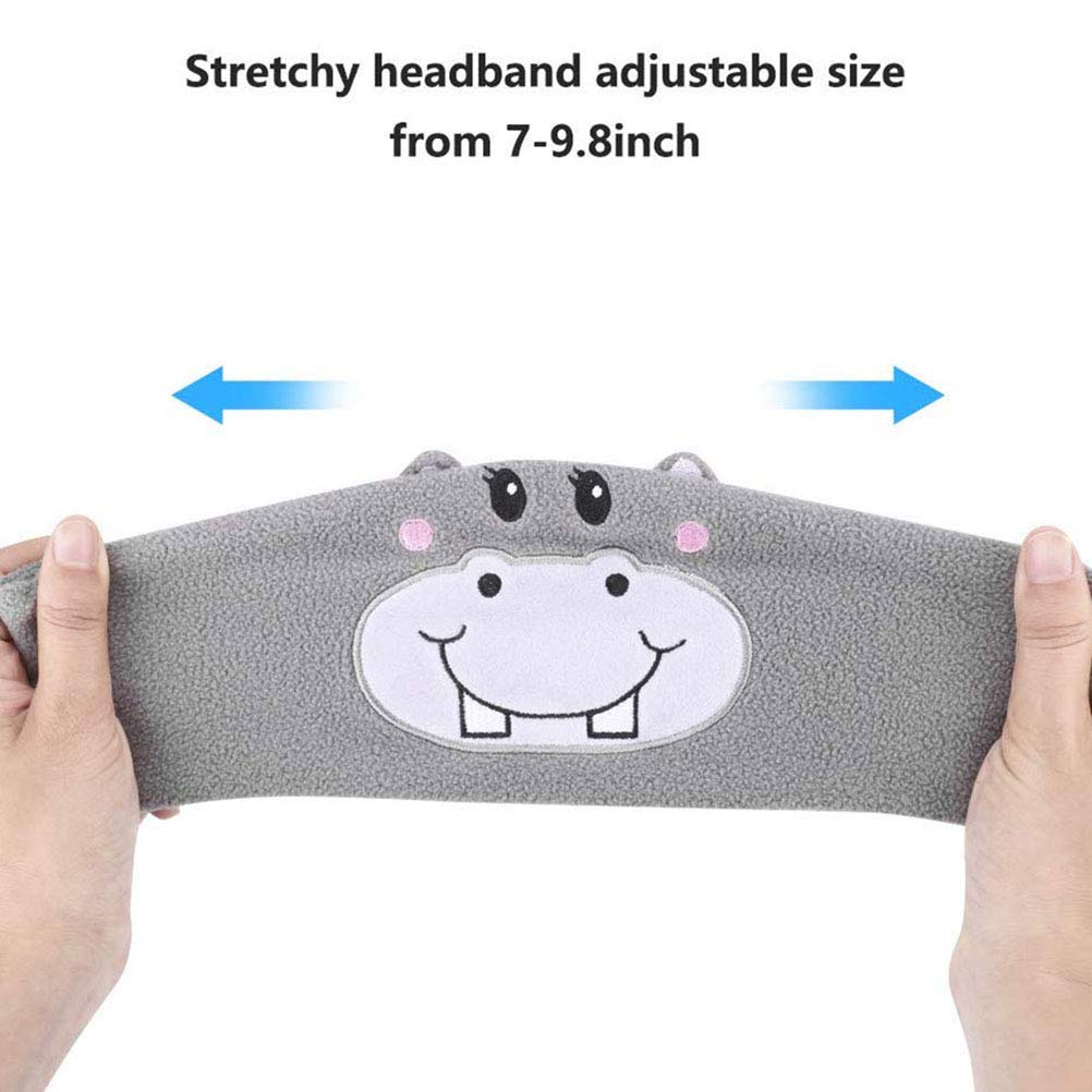 Casque sans Fil pour Enfants, Bandeau Bluetooth V5.0 pour Enfants, Masque de Sommeil Bluetooth, Bandeau Souple avec Haut-parleurs et Micro pour la Maison, Voyage