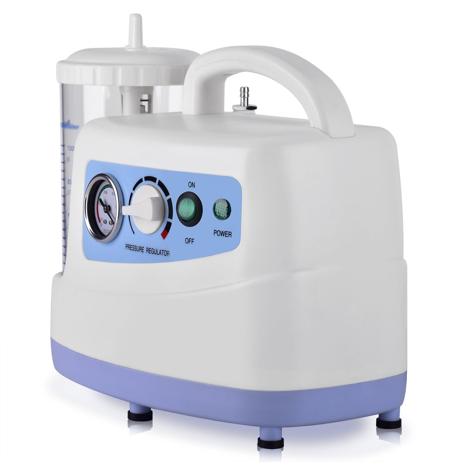 Máquina de succión eléctrica, aspirador portátil de 1000 ml para el cuidado del hogar, unidad de bombeo de vacío silenciosa