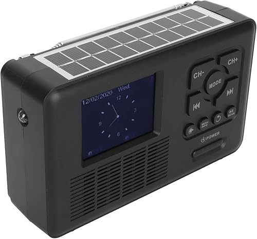 Radio de manivela solar para reproductor de MP3 5.0 Dab 4 maneras Bluetooth5.0 5.0 Radio accionada por radio radio manivela radios