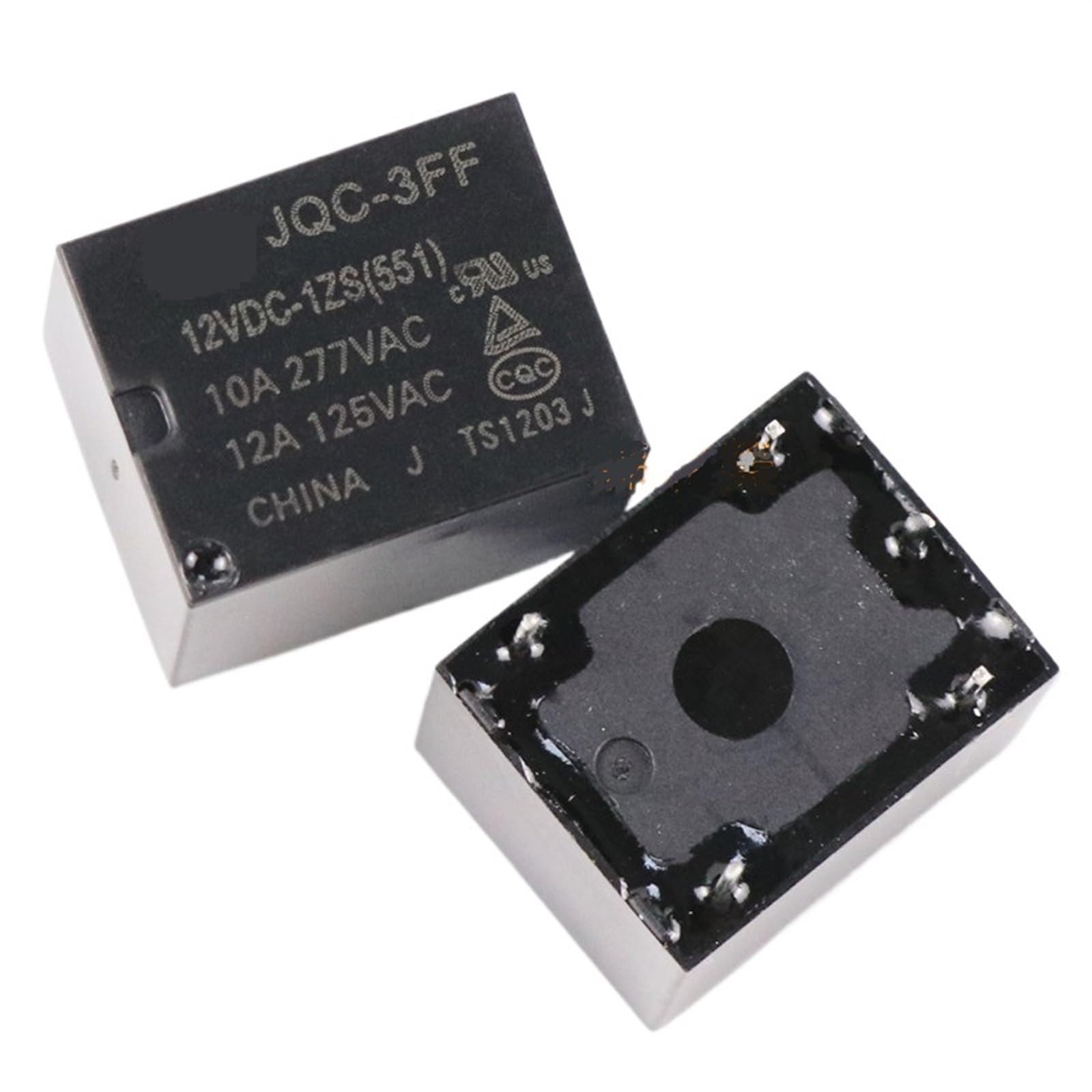 Relais JQC-3FF-024-1ZS 24V 5 broches 12A composant électronique neuf de commutation