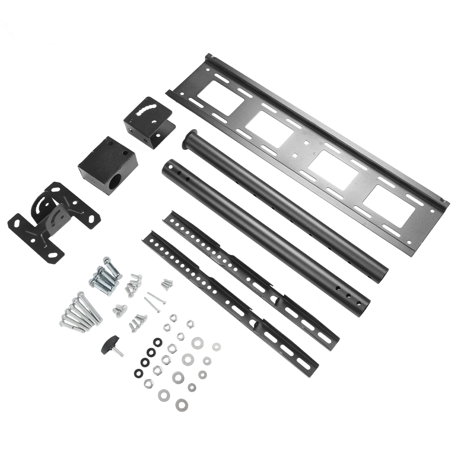 Supporto TV da Soffitto per Display a Schermo Piatto da 32 a 85 Pollici, Staffa di Montaggio TV Regolabile, Staffa TV Girevole a 360 Gradi e Inclinabile a 90 Gradi