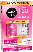 Kit Shampoo e Condicionador, Salon Line, Meu Liso Demais, Vegano - Para Cabelos Lisos, 2 Unidades