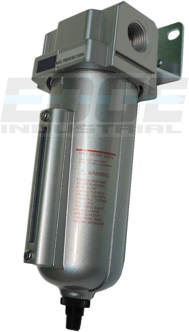 THB 1/2" Heavy Duty Particulate Filter Moisture trap water seperator w/Auto Automatic Drain