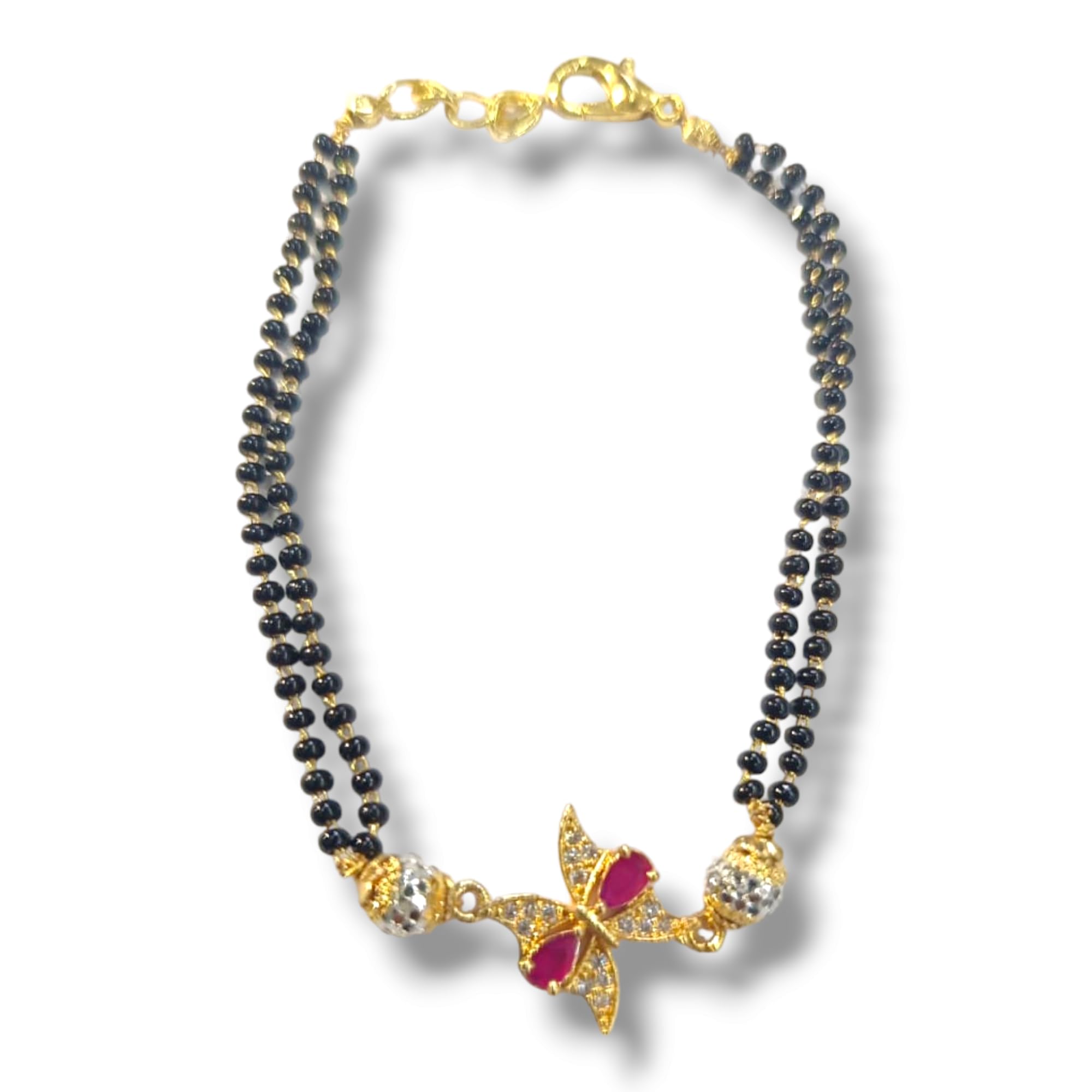 ROYAL NEEDS ; YOUR HIGHNESS ROYAL NEEDS Mangalsutra bracelets for women (Butterfly Ruby) (B0CFSC8XZJ) Amazon Price History, Amazon Price Tracker