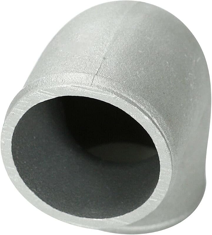 Curva de alumínio fundido 90° para tubulação de intercooler e turbo zslssports – 8,9 cm, 1 unidade