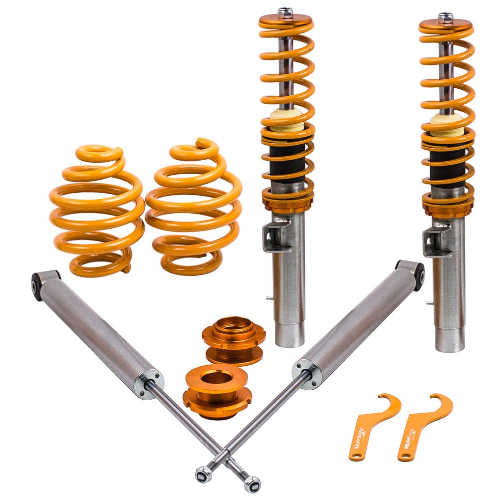 maXpeedingrods Obniżające cewki do serii 3 E46 323i 323Ci 328i 328Ci 320i 325i 325Ci 330i 330Ci M3 1998-2006 - złote