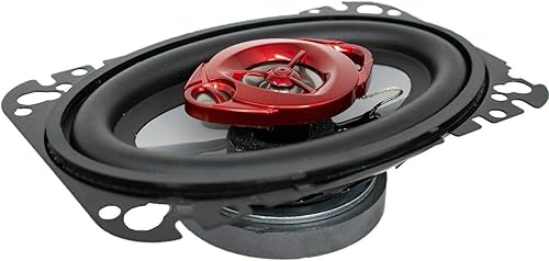 Miniatura 3 de Soundxtreme ST-460 4 x 6 pulgadas, 3 vías, 440 vatios, manejo de potencia máxima, altavoces coaxiales de audio para automóvil, clasificación CEA con