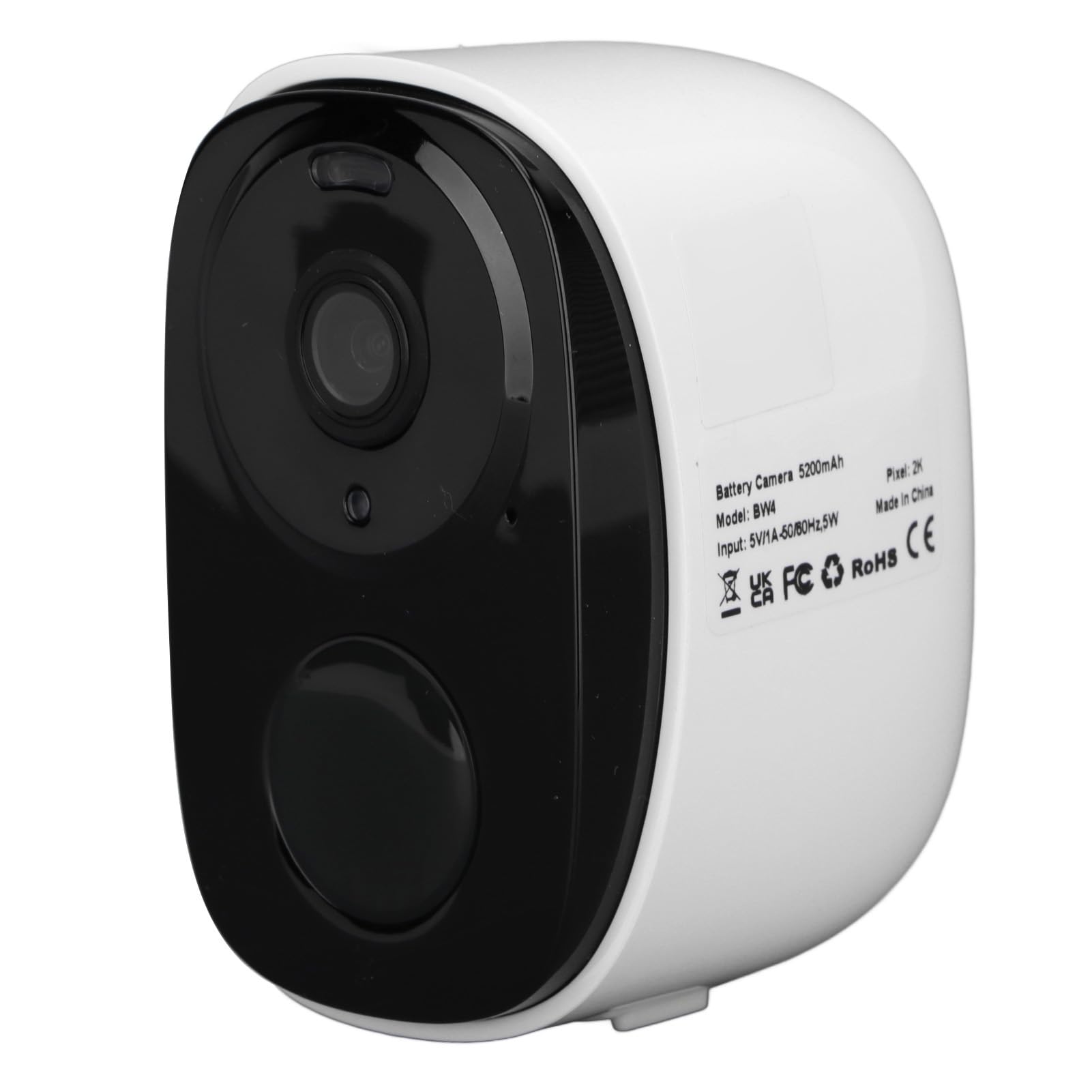 Cámara de Seguridad Inalámbrica para Exteriores, 4G, WiFi, 3MP, Alimentada por Energía Solar, 360 Grados, Panorámica, 5200mAh, Cámara de Seguridad para el Hogar para Interiores y