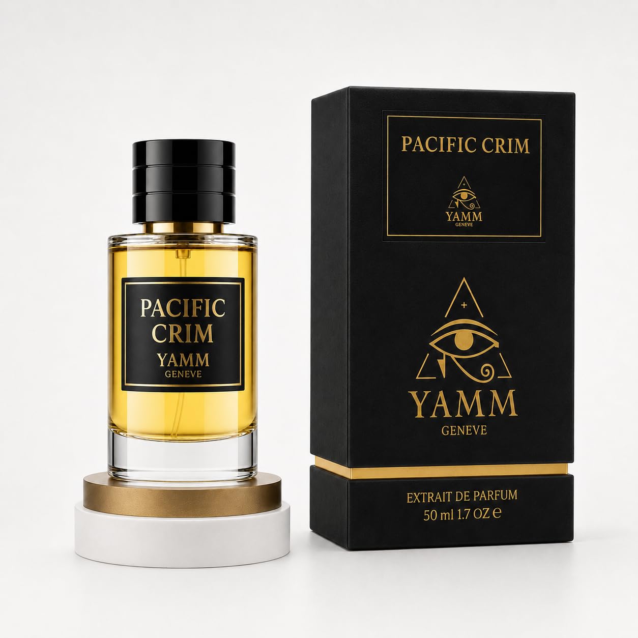 Pacific Crim Extracto de Perfume 50 ml – Perfume Unisex Fresco con Menta y Cítricos – Fragancia Afrutada y Almizclada – Larga Duración 18h
