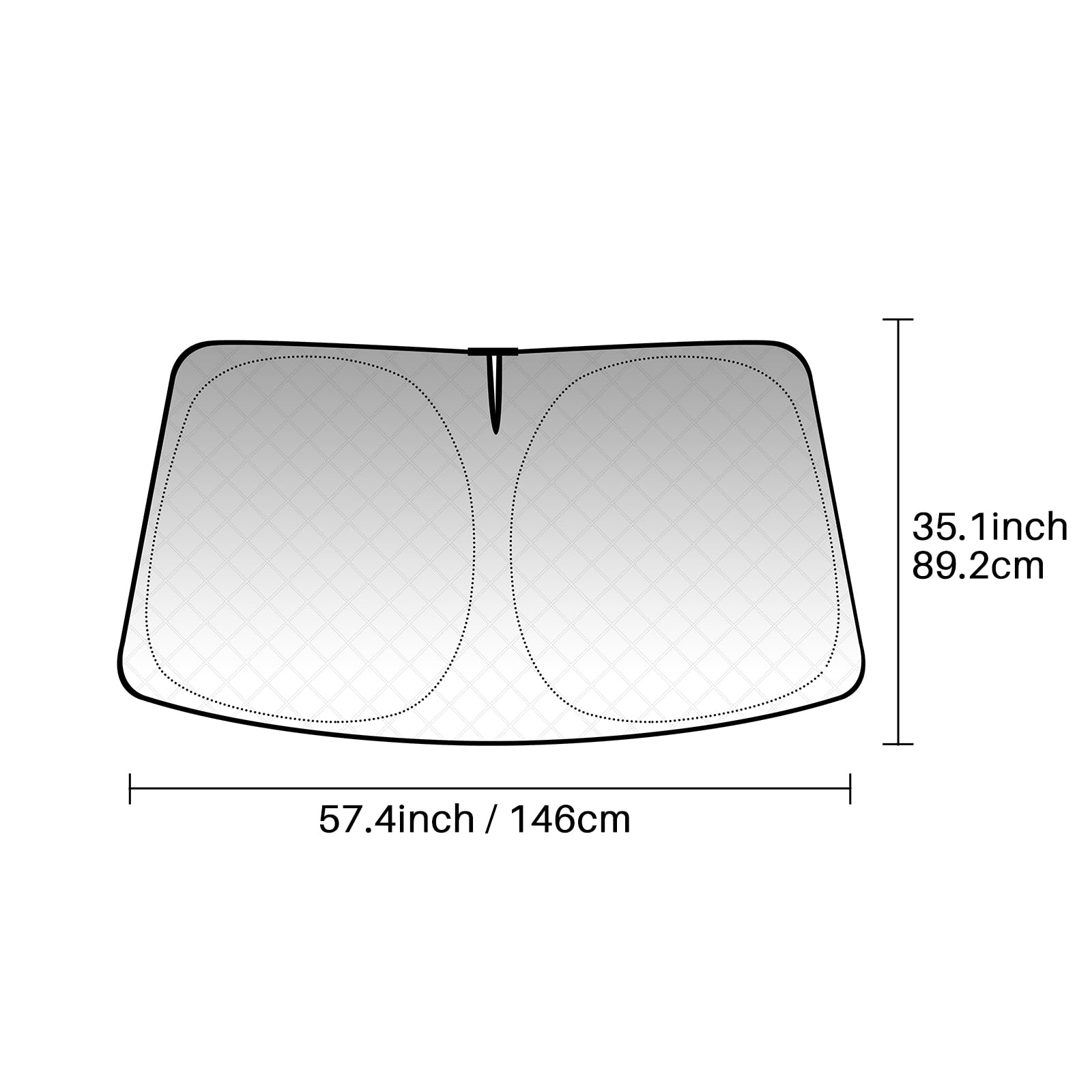 KUNGKIC Per Toyota GR86 Subaru BRZ 2021 – 2025 parabrezza auto parasole pieghevole parasole blocca i raggi UV parasole protezione (parabrezza anteriore)