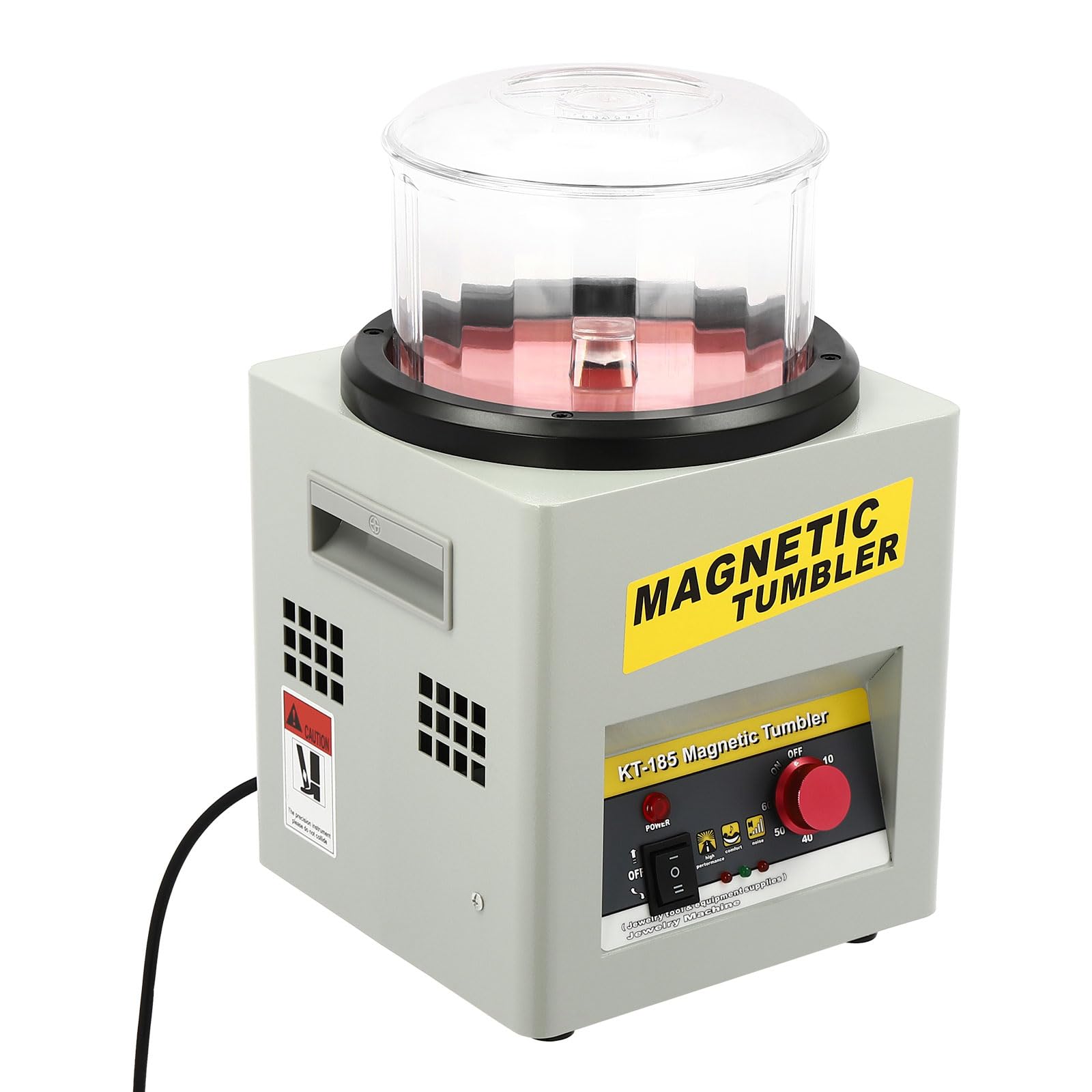 Magnetischer Tumbler Schmuck Poliermaschine 250W für Präzises Polieren und