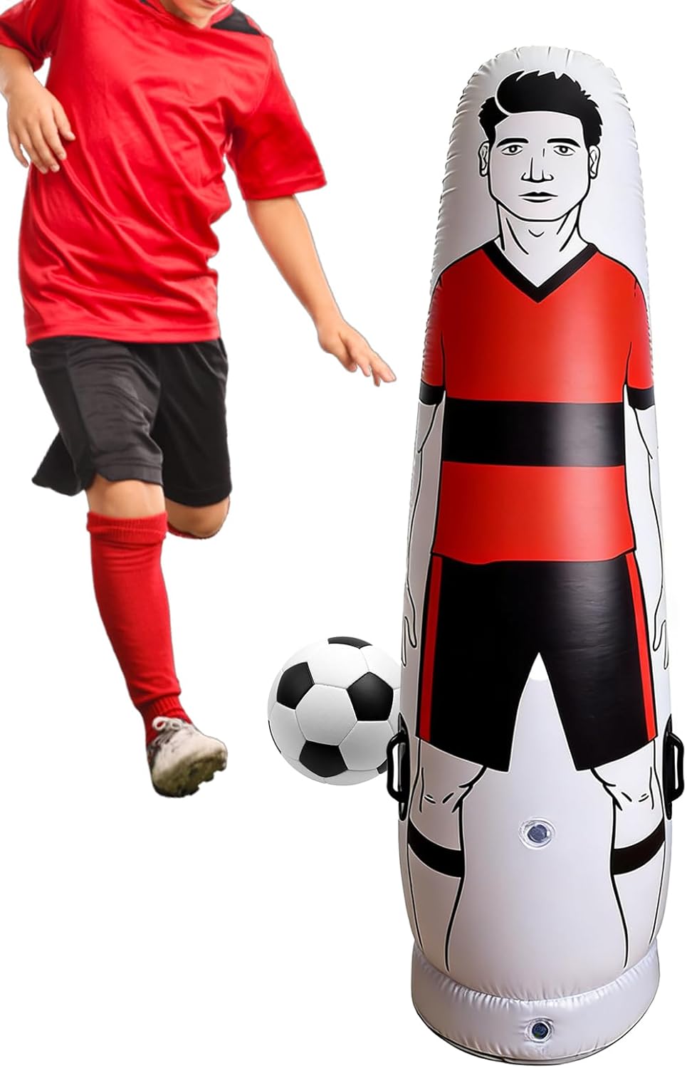 Football Defender: Football Kick Defenders, High Protection Inflatable Training Equipment, Portable Agility Practice Tool, Durable Design | Safe Use With Settings