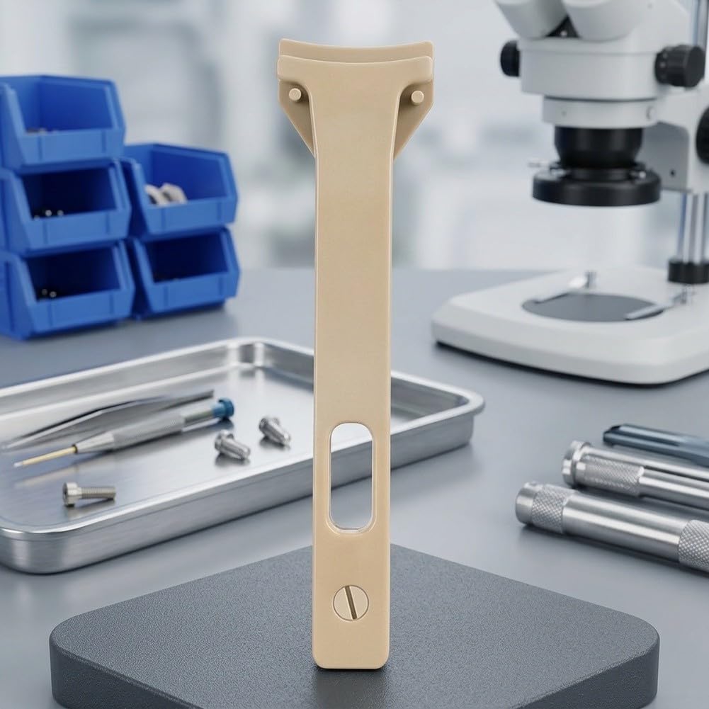 PEEK - Pinzette da laboratorio, con punta piatta antistatica antigraffio (20,3 cm)
