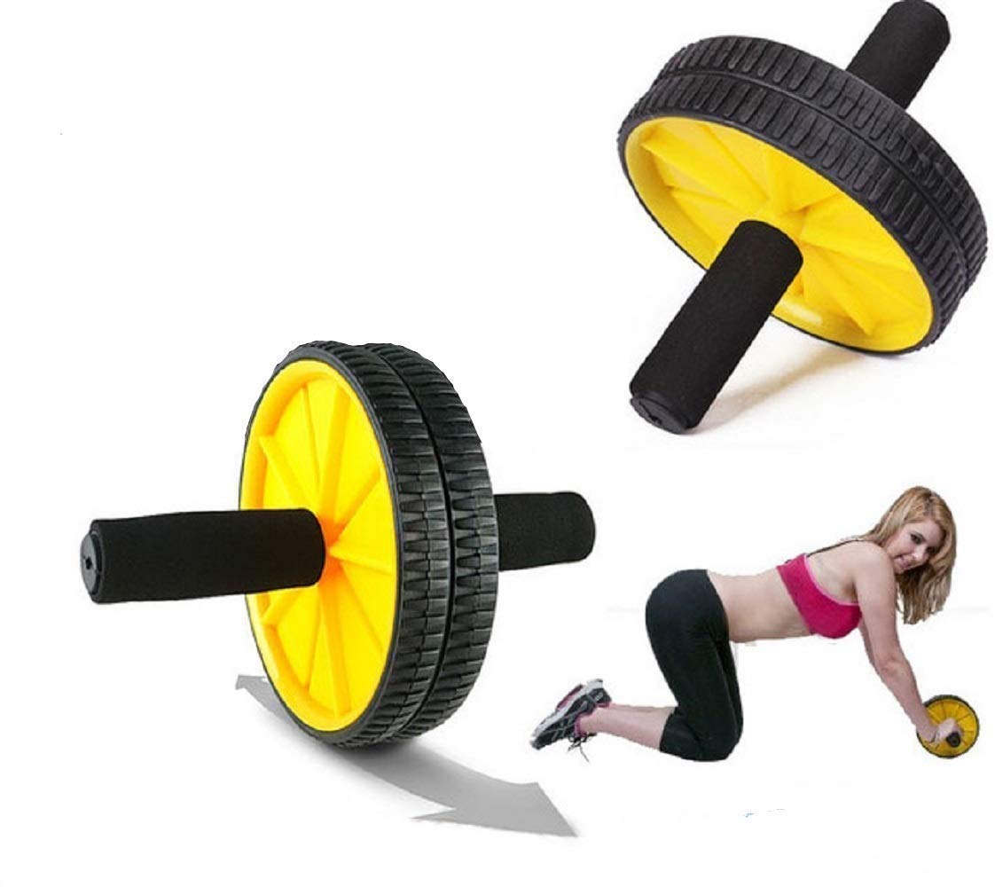 A L N® Double Ab Wheel Roller Core Abdominal Workout with Knee Mat for Men and Women (Multicolor) (B07ZXJV76X) Amazon Price History, Amazon Price Tracker