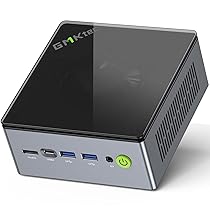 GMKtec Mini PC de jeu M7 Dual LAN 2,5 Gbps AMD Ryzen 7 6850H Ordinateur de Bureau, 16 Go DDR5 Double Canal (8 Go * 2) 512 Go PCIe4.0 SSD, USB4.0, HDMI, DP, USB-C, WiFi 6, BT 5.2
