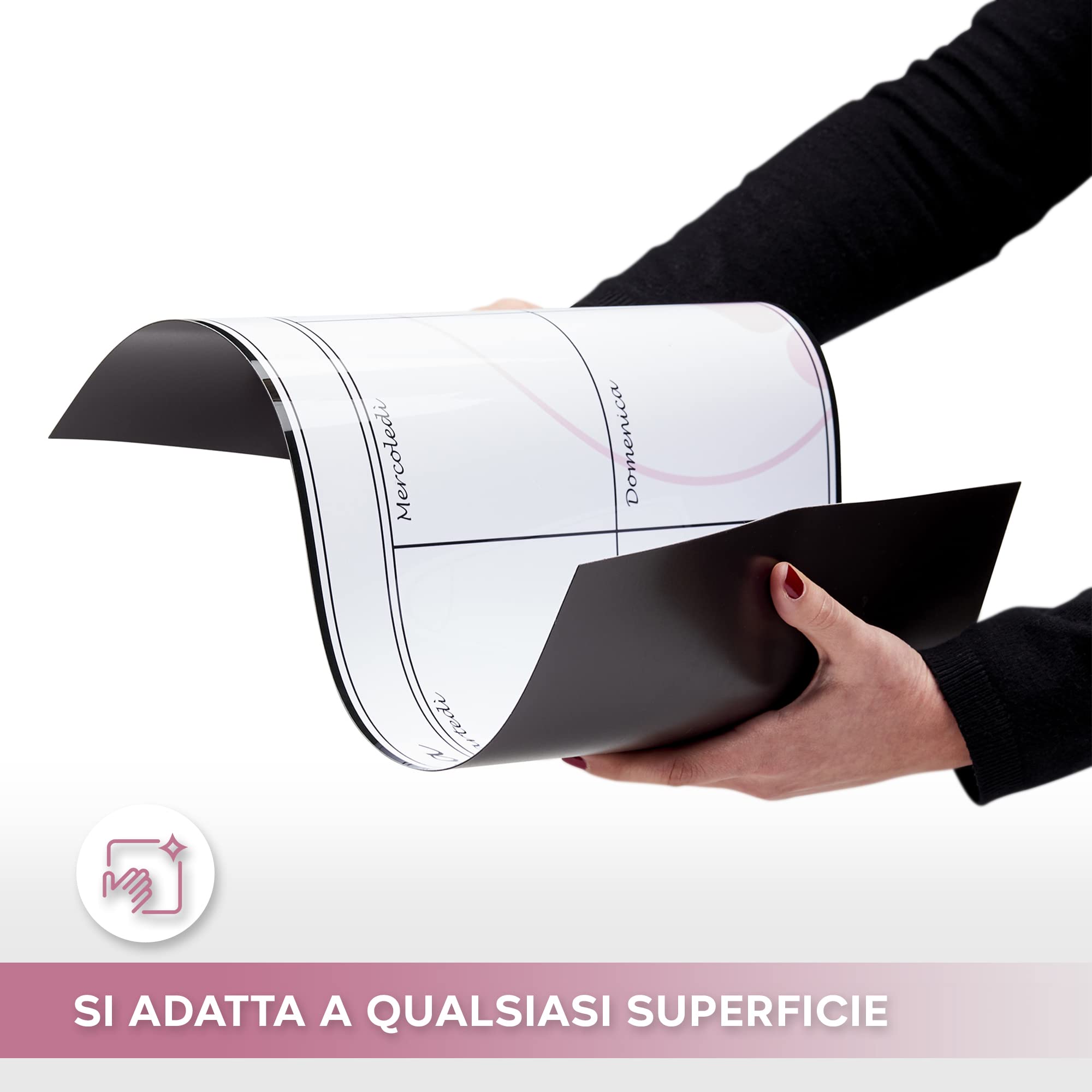 Lavagna Magnetica Calendario Ufficio Casa Lavagna Magnetica Per Frigorifero A3 - Cancellabile Con Pennarelli E Gomma Bacheca Magnetica Organizzazione