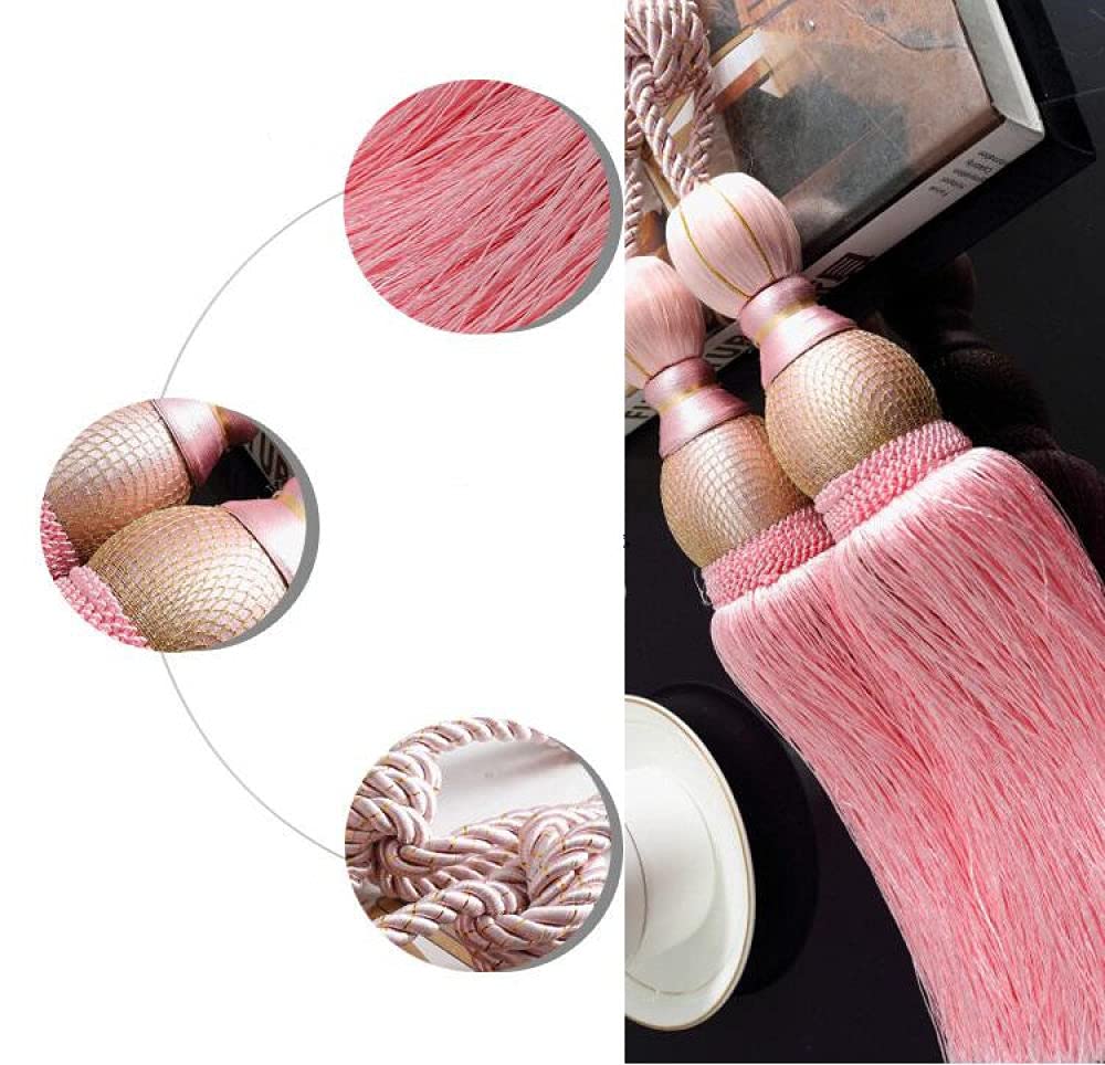 Corde à Rideau, Pompons, Support de Rideau en Forme de Balle de Tennis, Ceintures suspendues, Cordes, Clips, Attache, Embrasse, Accessoires pour Rideaux, 11(4)