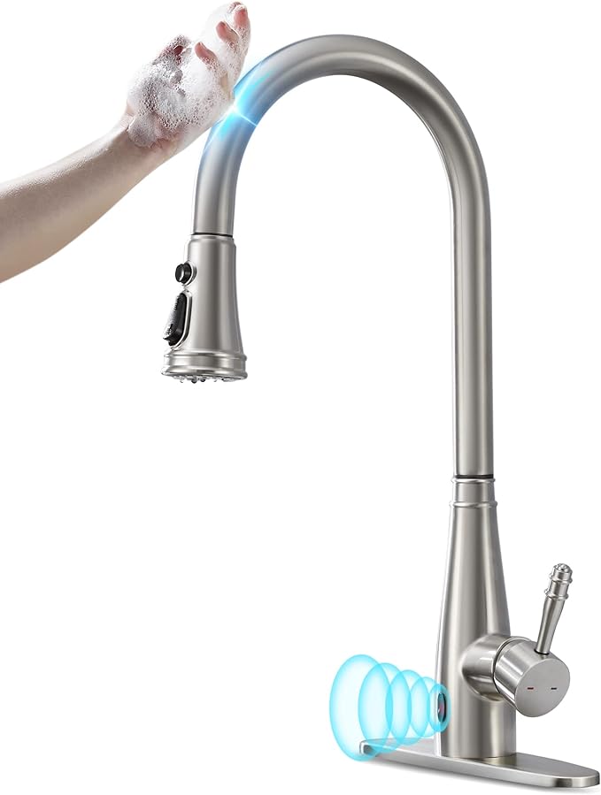 ARRISEA Touch Kitchen Sink Faucet with Pull Down Sprayer Single Handle