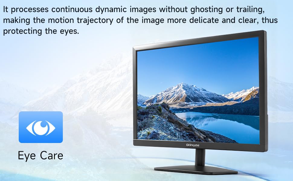 Image of OkVrxyztnl19.5 HD 1440x900 PC Monitor 75Hz Refresh Rate 5ms Built-in Speaker, HDMI x1, VGAx1 Mounting Suitable for laptops, Office Computers and desktops