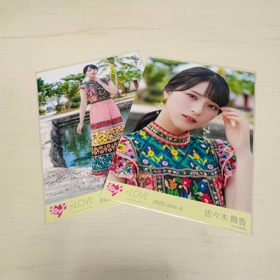 イコラブ 佐々木舞香 直筆 ナツマトペMV衣装 生写真