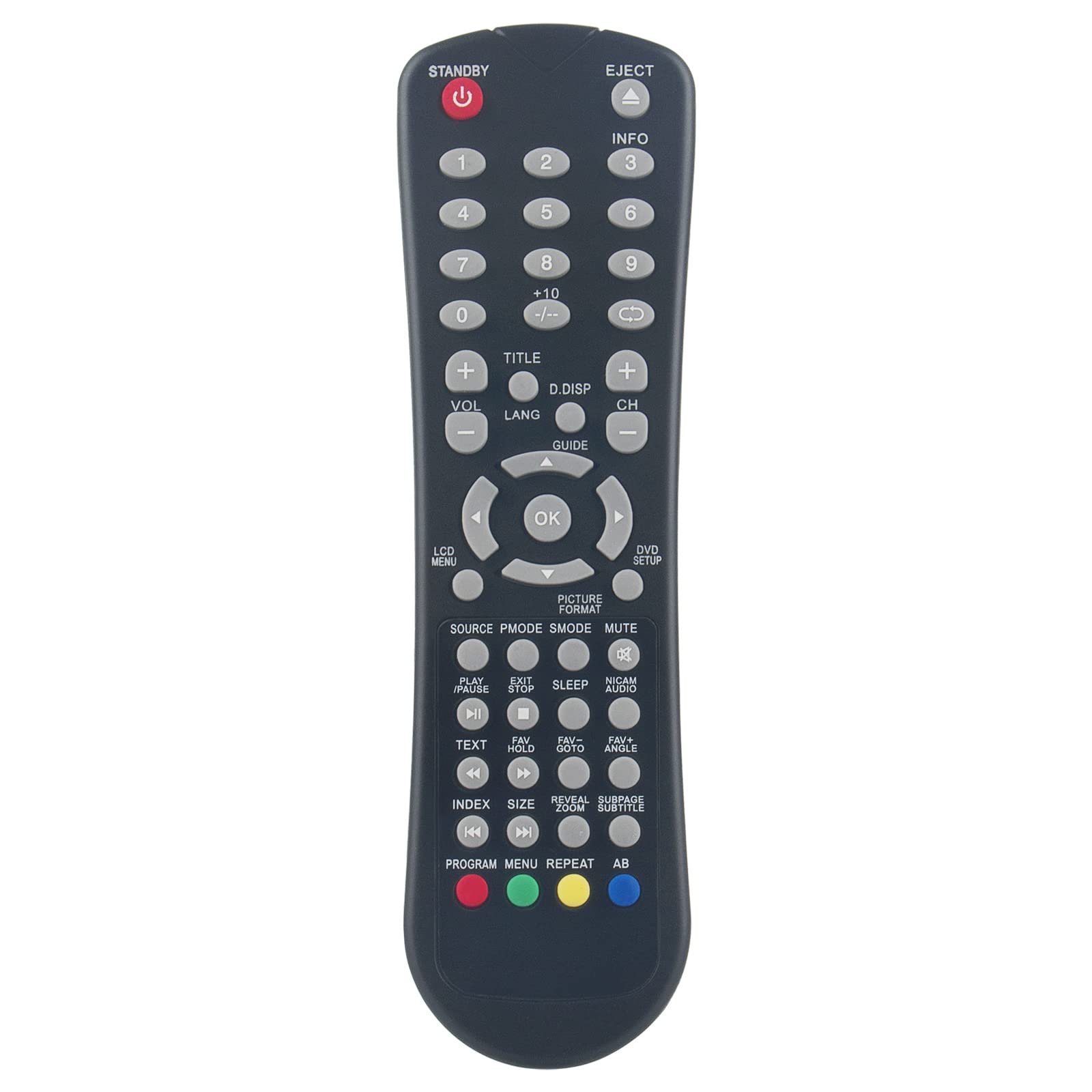 VINABTY Replacement TV Remote Control Fit for BAIRD CN42BAIR TV Remote Controller, Black