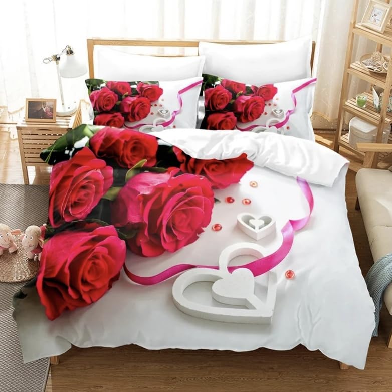 Housse de couette 140x200 pour une décoration de chambre romantique