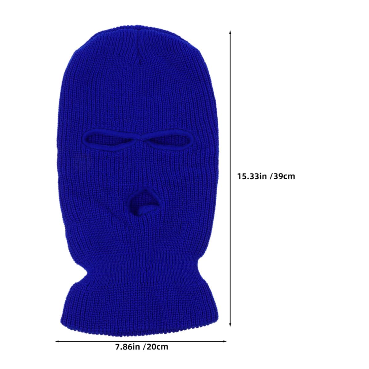 TOPBATHY 10 Pièces Bonnet Cagoule Tricoté 3 Trous, Laine, Coupe-Vent