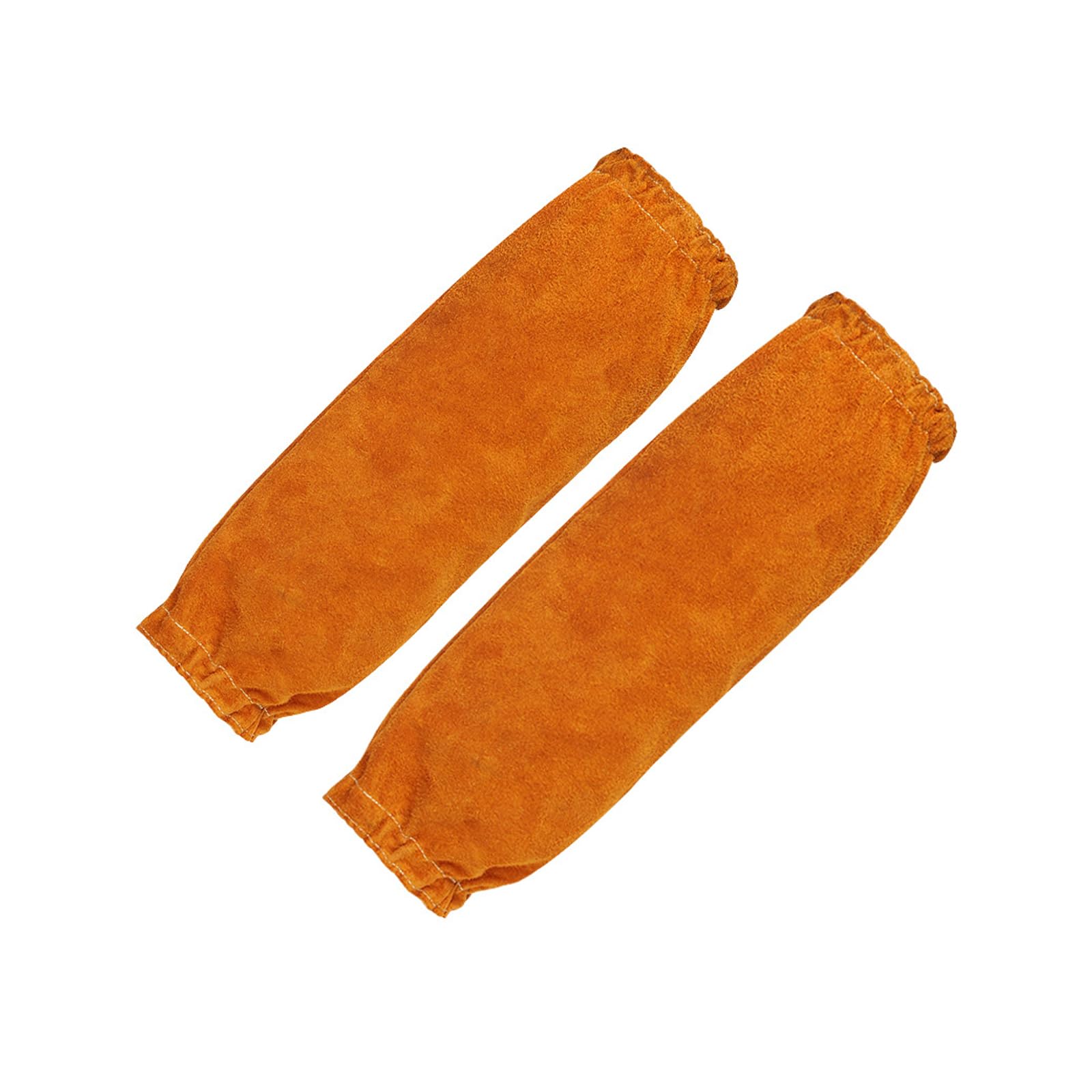 Buxuaaaa Leather Welding Sleeves Excellent Arm Guard Heat Flame Resistant Arm Protections Leather Welding Work Sleeves