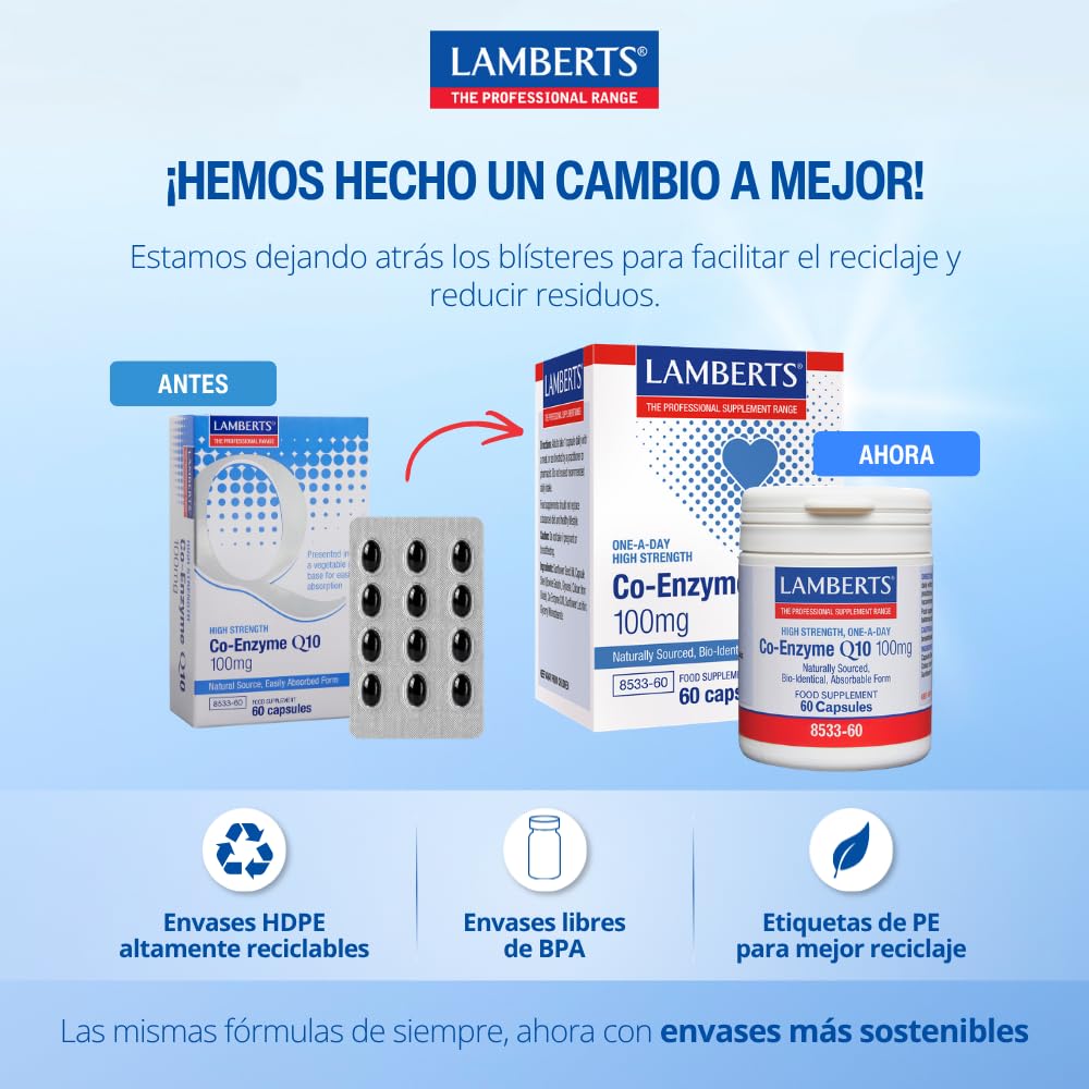 Lamberts Plus Coenzym Q10 100 Mg 60Cap