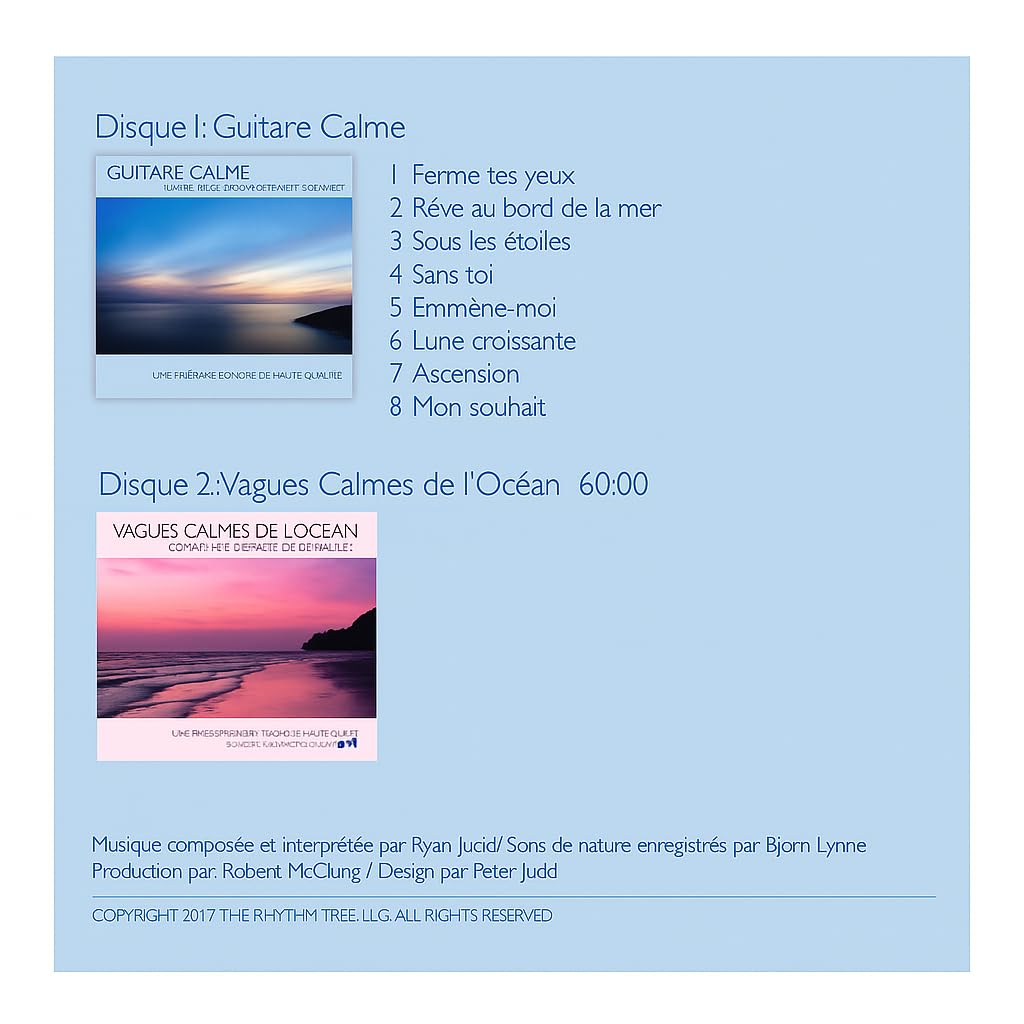 Coffret de 4 Albums de Sons Apaisants de la Nature – Méditation, Relaxation, Sommeil