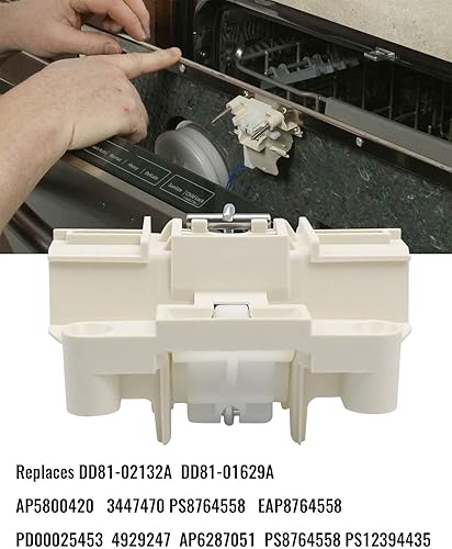 Miniatura 5 de DD81-01629A DD81-02132A - Pestillo para interruptor de puerta de lavavajillas compatible con Samsung DW80K5050UB DW80F600UTB DW80F600UTS DW80F800UWS