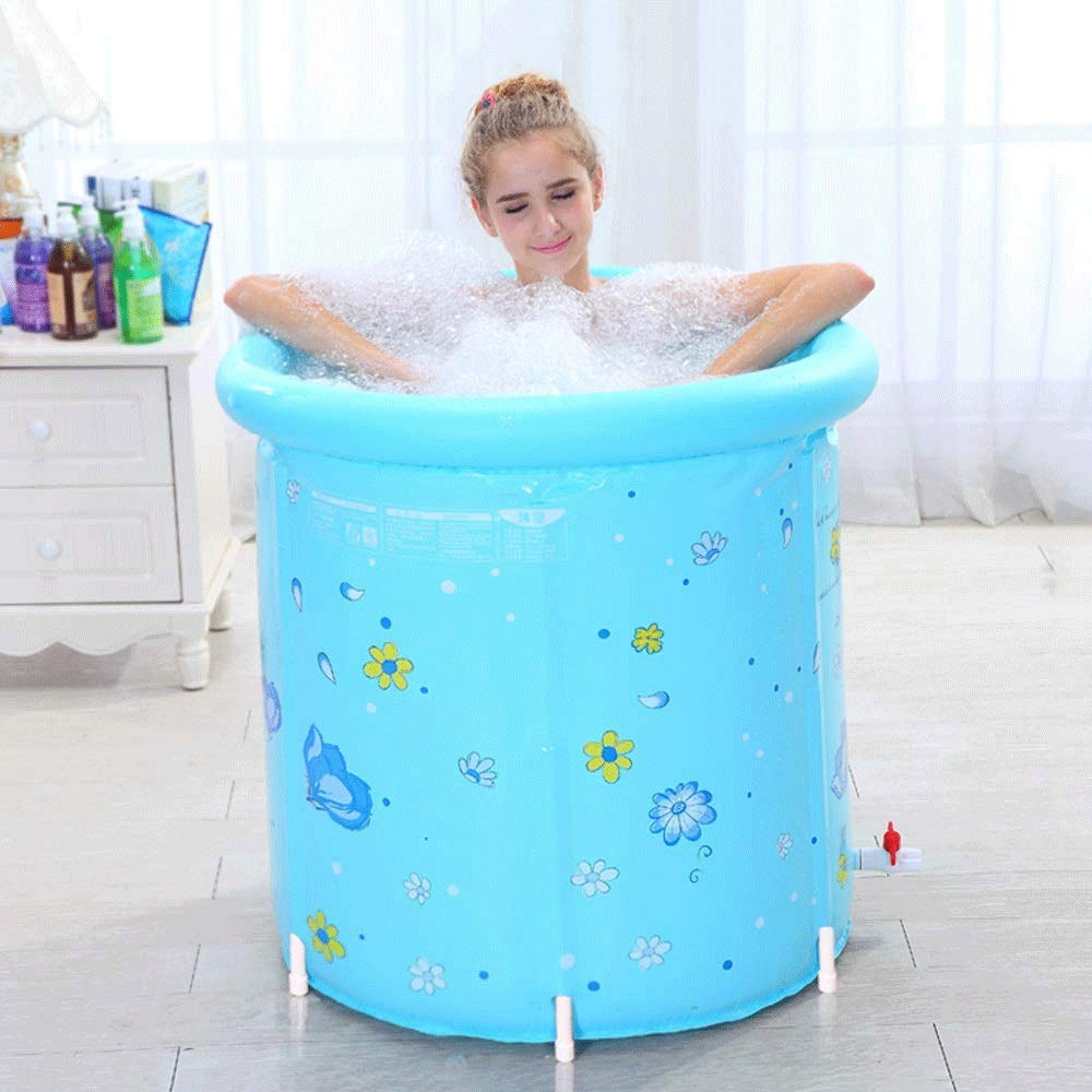 Vasca Da Bagno Portatile Per Adulti - Plastica XL Da 200 Litri, Con Sedia E Svuotamento Facile - Foto 13