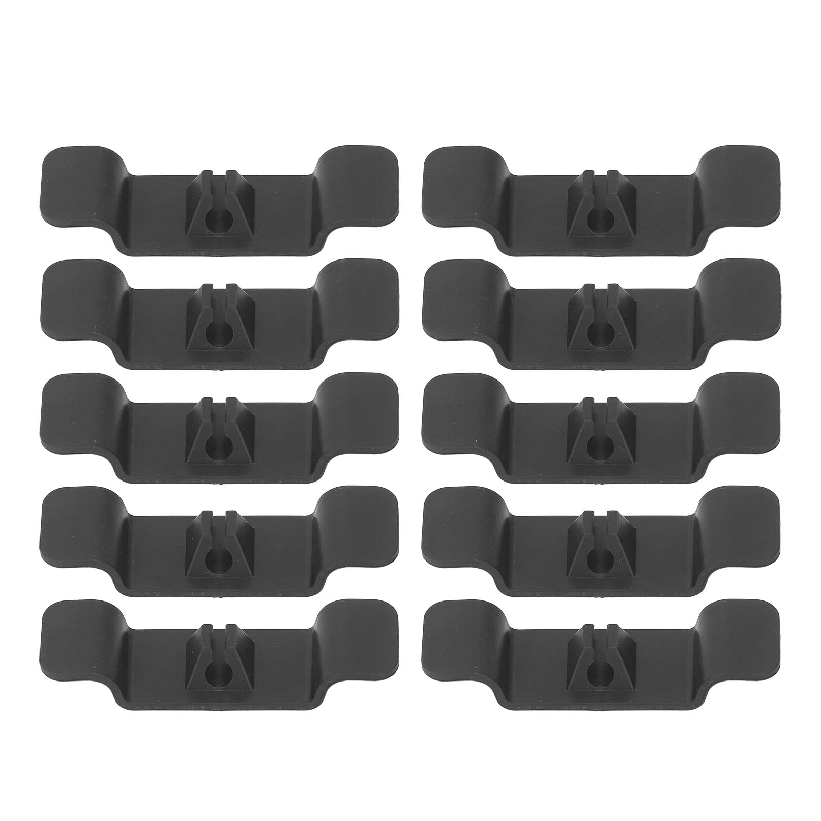 Sorandy10Pcs Cable Wrapper Items Wire Keeper Cord Holder Cord Organizer Stick on Desk and Appliance Tidy Wrap Cord Keeper Cable Organization for Cooker Mixer Blender Air Fryer (Black)