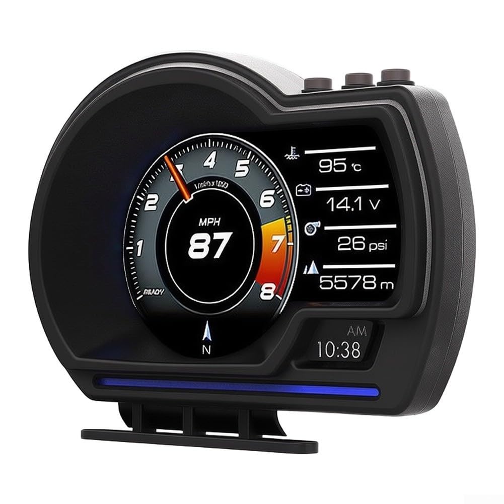 P6 HUD para obd2 para gps Dual Velocímetro Digital Coche P6 HUD