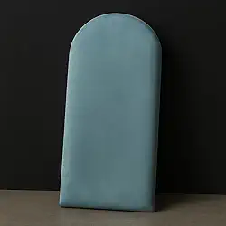 Cabeceira de Cama em L 15 Modulos Modelo Nuvem 45x20cm. (Azul Claro)