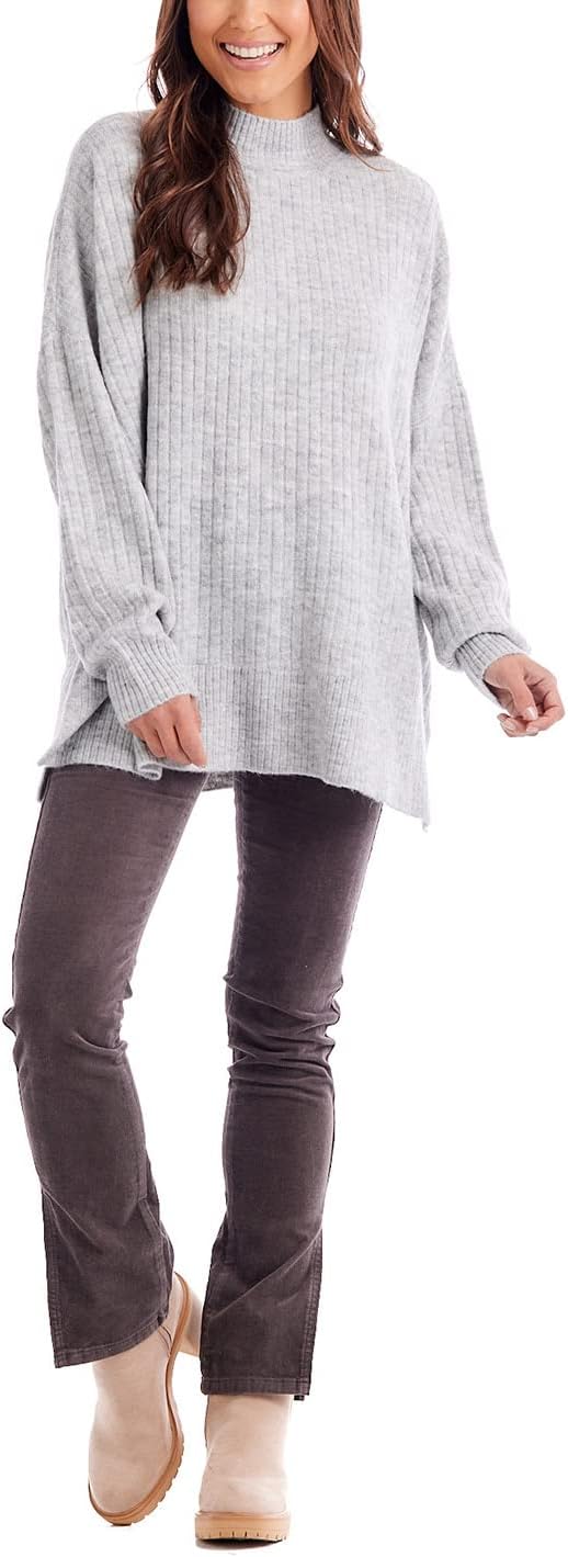 Mud Pie Womens Mud Pie Women's Milo Ribbed Sweater