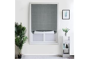 2-Pack of Elegant Faux Paper Shades for Adorning Your Indoor Windows