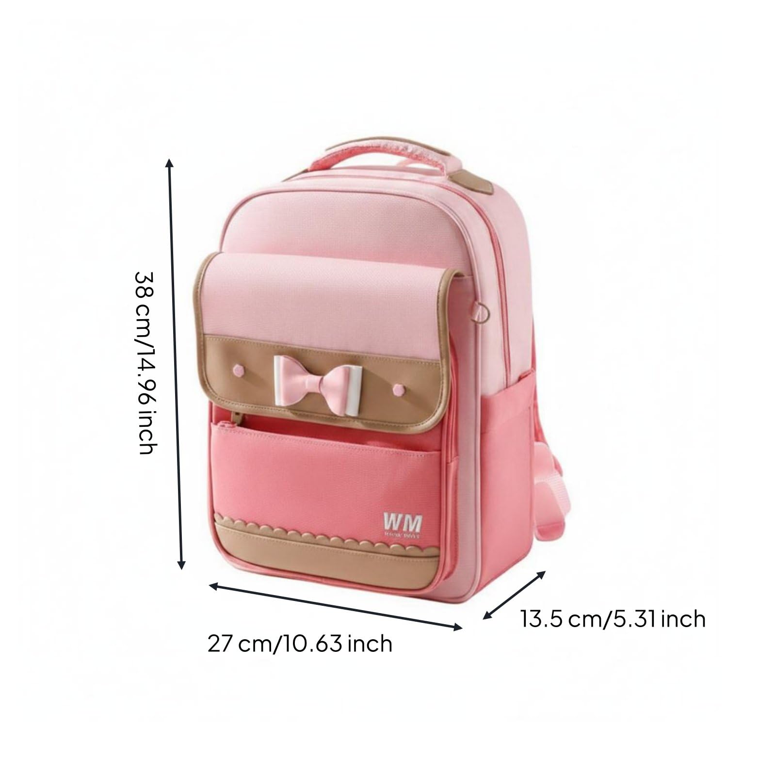Mochila Ergonómica Infantil muy Ligera Mochila Ligera Escolar Impermeable Artículo de Carga para Niños, Niñas, Clases, Array, Rosa Pequeño, Pequeño 1-4 Grado