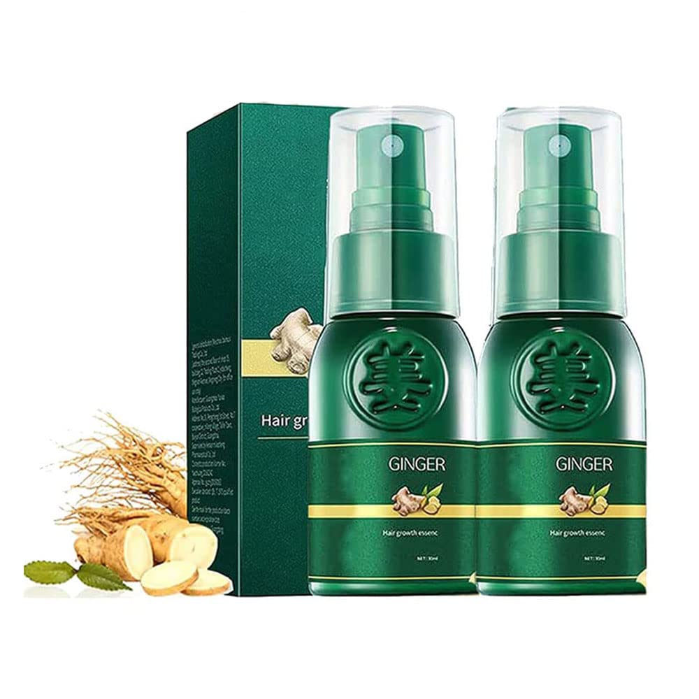 Shougagro Japanisches Haarwachstumsspray – Mit Ingwer & Ginseng, 30 Ml (5er Set), Gegen Haarausfall