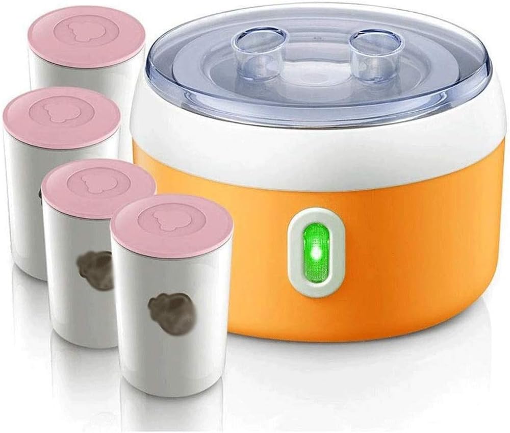 Home-made Automatic Yogurt Machine Ceramic 4 Cups Thick Stainless Steel Liner Electric Manufacturing Baking Tools