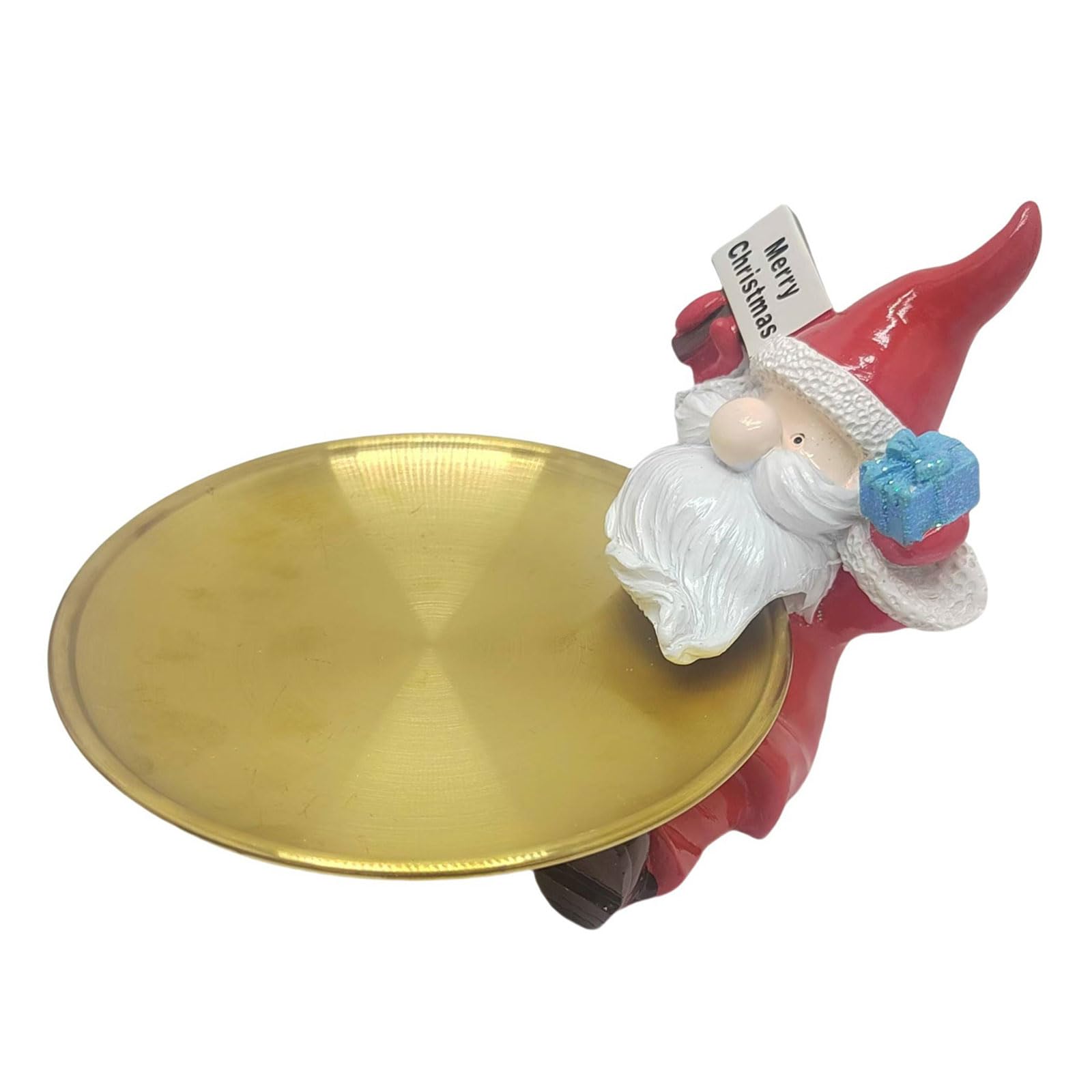 Bnojjellol A Resin Sant Clauses Statues Christmas Standing Figurines Ornament For New Years Christmas Decorations Table Centerpieces Sant Clauses Figurine Decorative Statue Resin Figurine